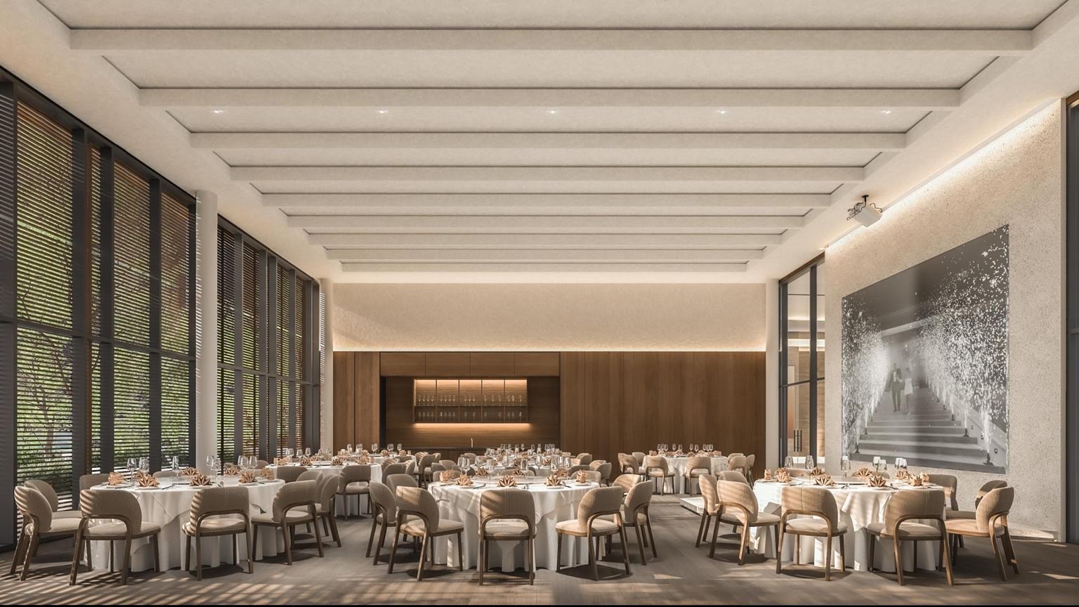 Artist impression of multipurpose hall